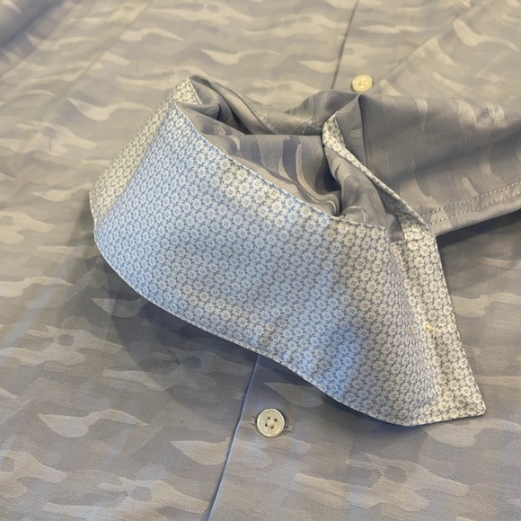 Light Blue camouflage Men's Shirt - Picture 7 of 14